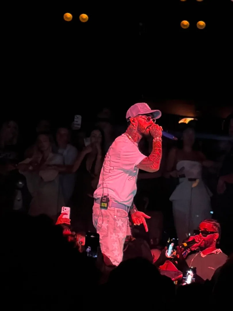 Anuel AA performing at FITZ Mallorca
